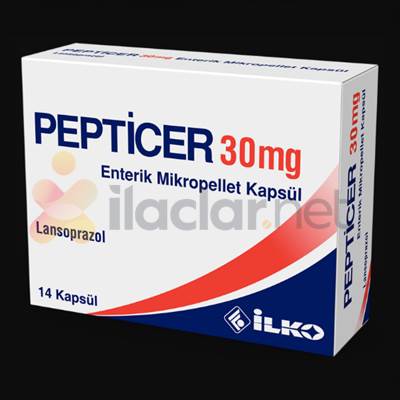 PEPTICER 30 MG 14 ENTERIK MIKROPELLET KAPSUL