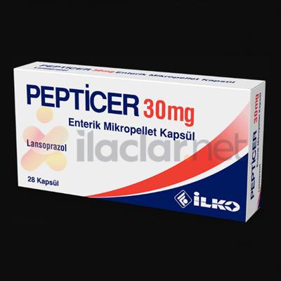PEPTICER 30 MG 28 ENTERIK MIKROPELLET KAPSUL