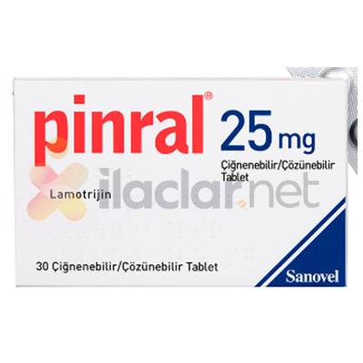 PINRAL 25 MG 30 CIGNENEBILIR/COZUNEBILIR TABLET