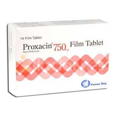 PROXACIN 750 MG 14 FILM TABLET