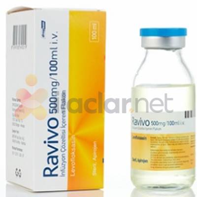 RAVIVO 500 MG/100 ML IV INFUZYON COZELTI ICEREN FLAKON