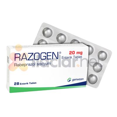 RAZOGEN 20 MG 28 ENTERIK KAPLI TABLET