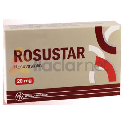 ROSUSTAR 20 MG 28 FILM KAPLI TABLET