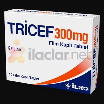 TRICEF 300 MG 10 FILM KAPLI TABLET