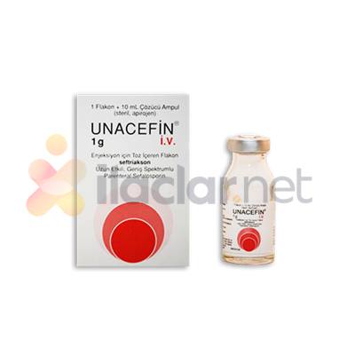 UNACEFIN IV 1 GR 1 FLAKON