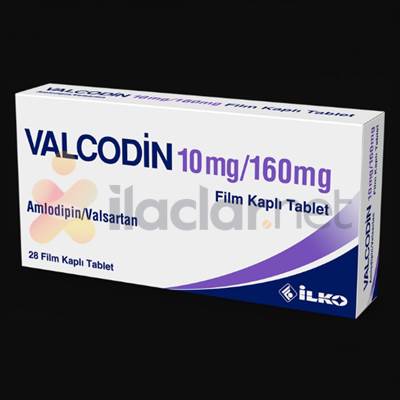 VALCODIN 10 MG/160 MG 28 FILM KAPLI TABLET