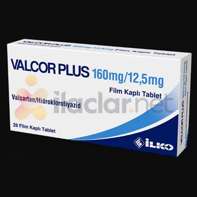 VALCOR PLUS 160/12,5 MG 28 FILM KAPLI TABLET