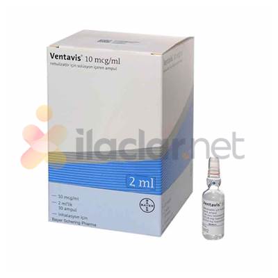 VENTAVIS 10 MCG/ML NEBULIZATOR ICIN SOLUSYON ICEREN 30 AMPUL