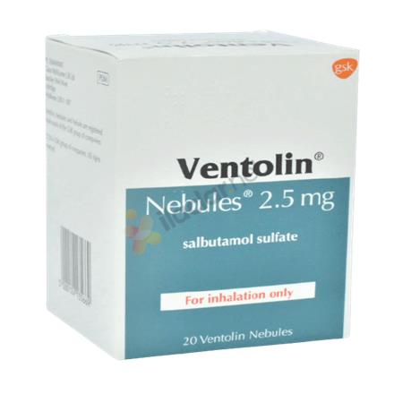 VENTOLIN NEBULES 2.5ml 20 doz