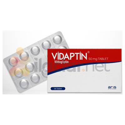 VIDAPTIN MET 50 MG/1000 MG FILM KAPLI TABLET (60 TABLET)