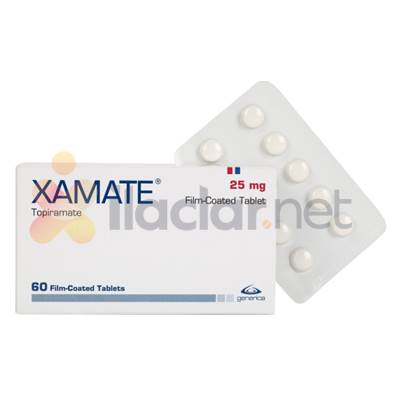 XAMATE 25 MG 60 FILM KAPLI TABLET