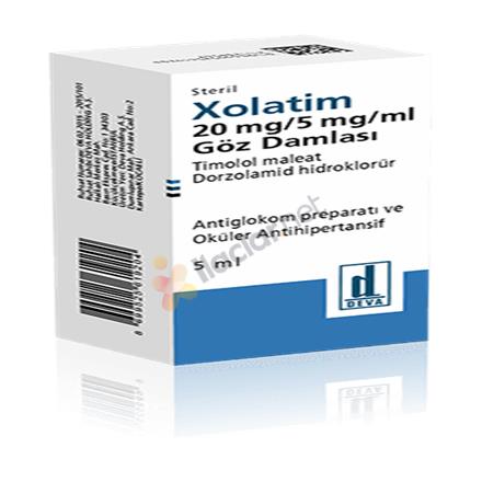 XOLATIM 20mg/5mg/ml göz damlası 5 ml